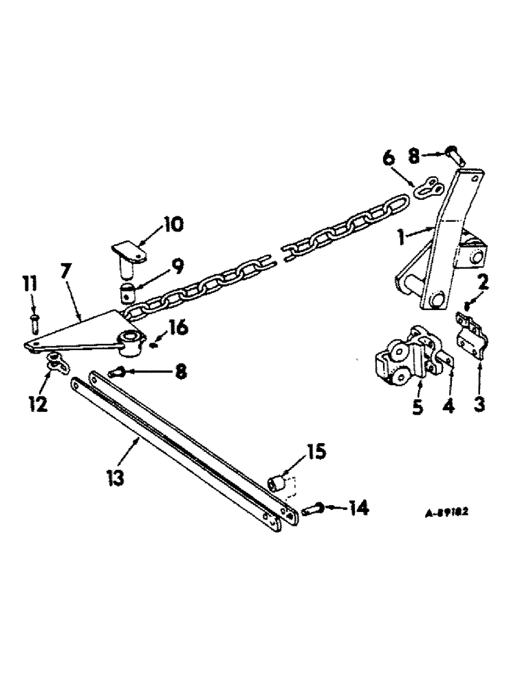 Схема запчастей Case IH 230 - (J-05) - MECHANICAL LIFT 