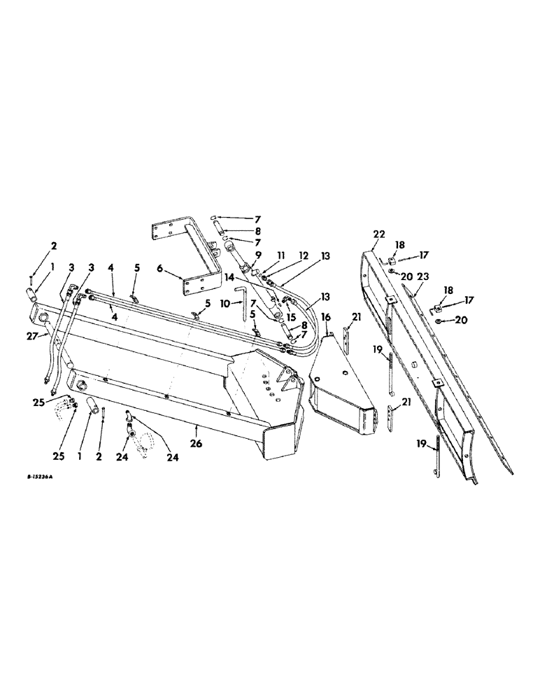 Схема запчастей Case IH 510 - (C-3) - BOOM, BLADE AND HYDRAULICS - 510 BLADE 