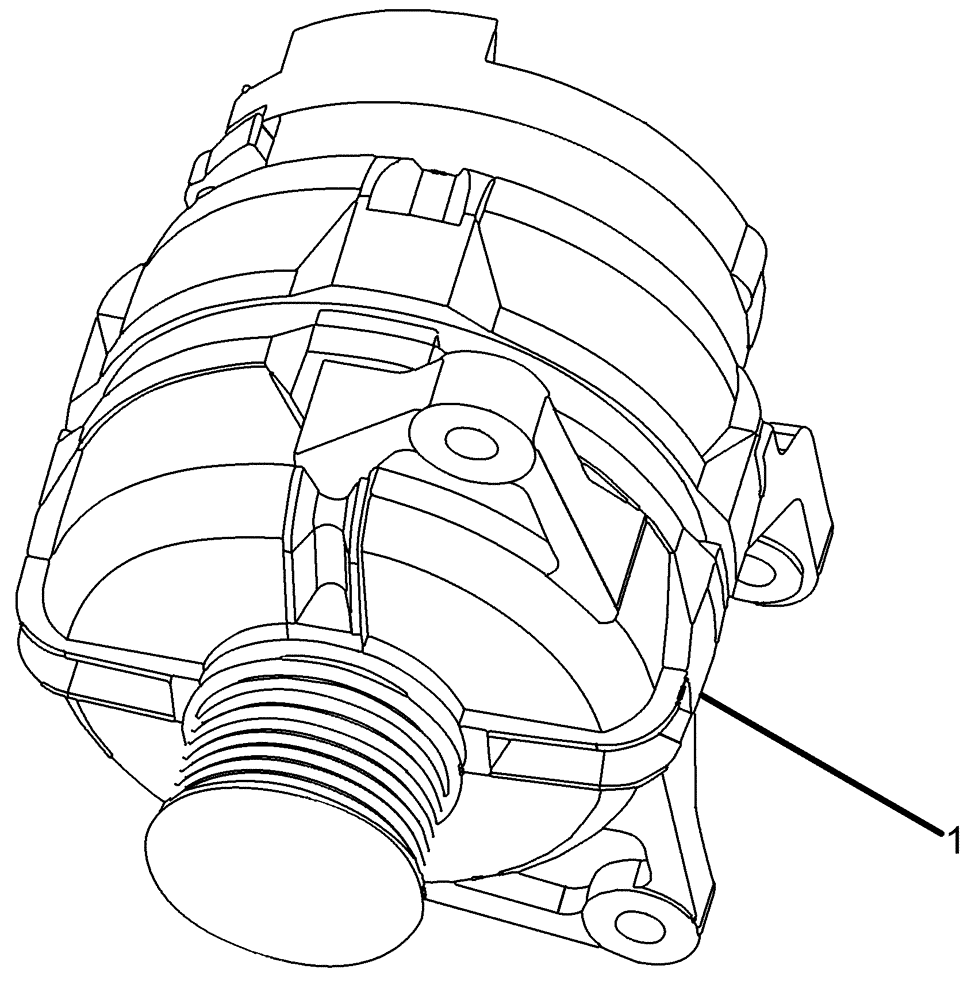 Схема запчастей Case IH P110 - (04-05) - ALTERNATOR (04) - ELECTRICAL SYSTEMS