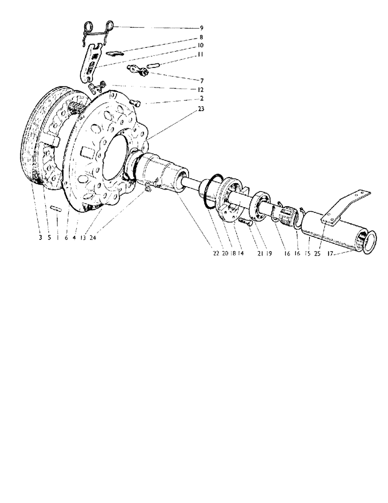 Схема запчастей Case IH 880B - (026) - SINGLE CLUTCH, 880/B MODELS (03.1) - CLUTCH