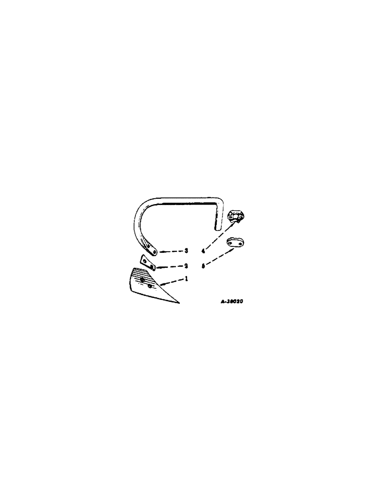 Схема запчастей Case IH 535 - (AH-08) - JOINTER, TWO PIECE BLADE, ONE PER FURROW 