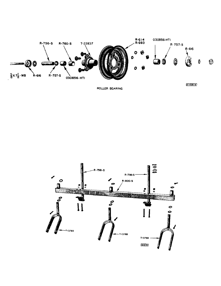 Схема запчастей Case IH F170 - (30) - PNEUMATIC CASTER WHEELS, CONTINUED, ROLLER BEARING 