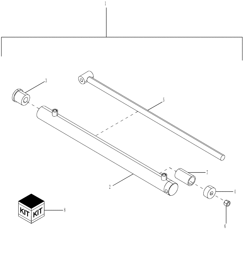 Схема запчастей Case IH 625 - (35.910.35) - MODULE PRIMARY DOOR CYLINDER ASSEMBLY (35) - HYDRAULIC SYSTEMS