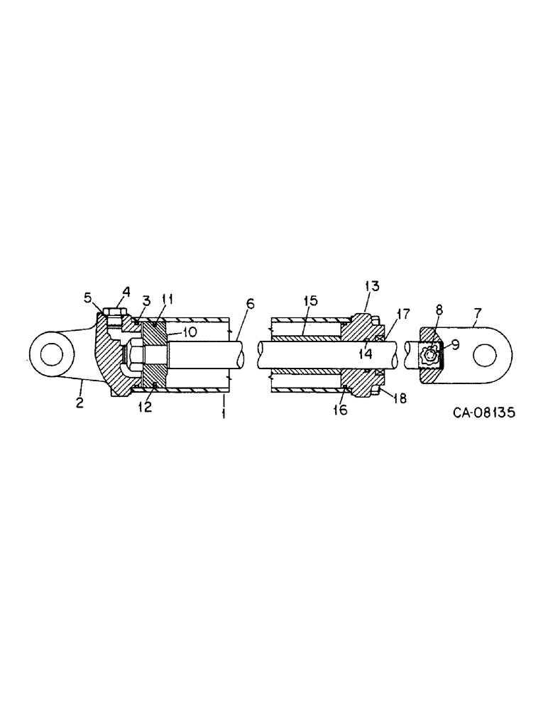 Схема запчастей Case IH 5000 - (L-07) - HYDRAULIC CYLINDERS, HYDRAULIC CYLINDER, IH, 3.0 X 48.0 