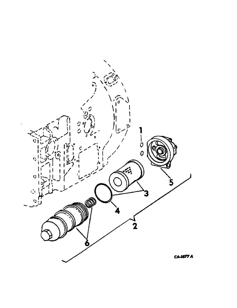 Схема запчастей Case IH 21026 - (07-04) - DRIVE TRAIN, HYDROSTATIC DRIVE OIL FILTER (04) - Drive Train