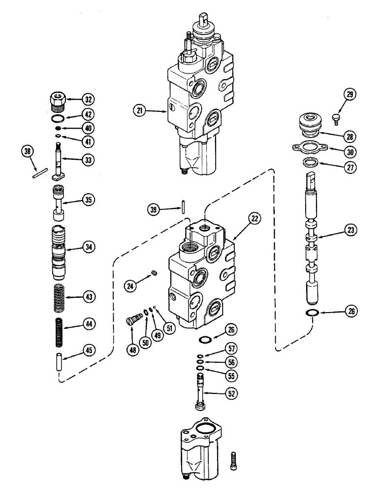 Схема запчастей Case IH 2290 - (8-446) - REMOTE CONTROL VALVE, ADD ON FOR THIRD CIRCUIT, WITH LOCKOUT, WITH LOCKOUT QUADRANT, CONTINUED (08) - HYDRAULICS