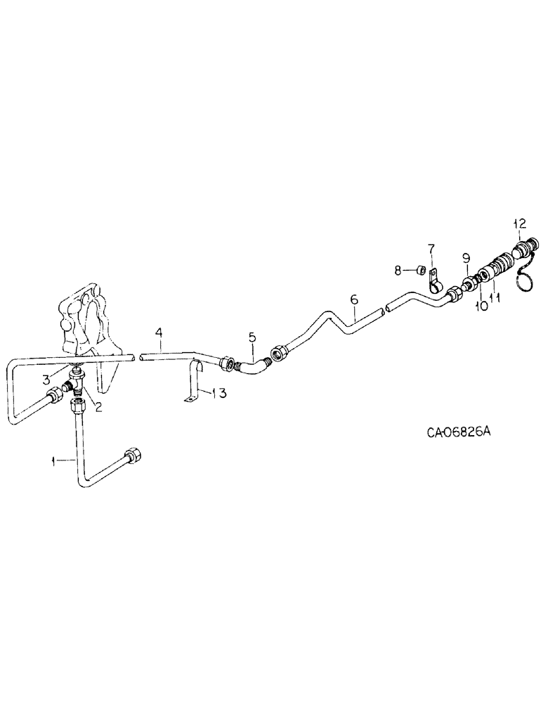 Схема запчастей Case IH 3488 - (10-33) - HYDRAULICS, HYDRAULIC MOTOR RETURN (07) - HYDRAULICS