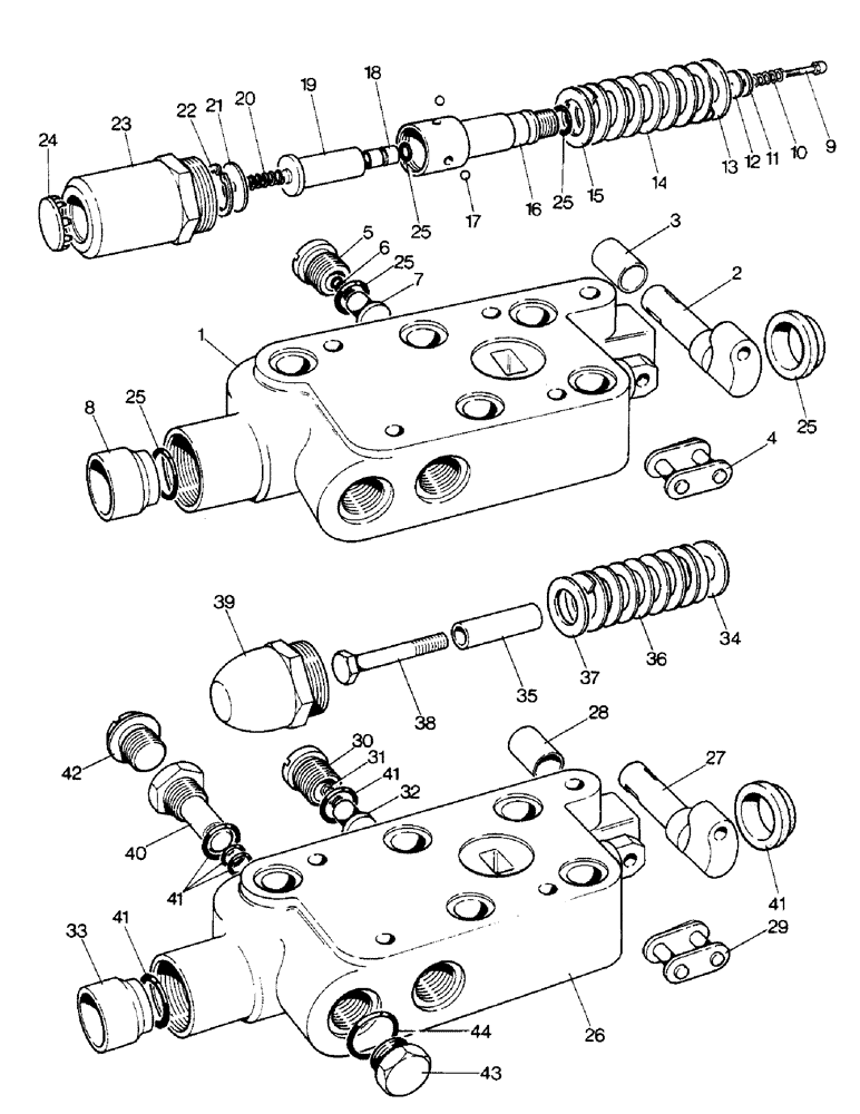 Схема запчастей Case IH 1390 - (K-22) - REMOTE VALVE ASSEMBLIES (07) - HYDRAULICS