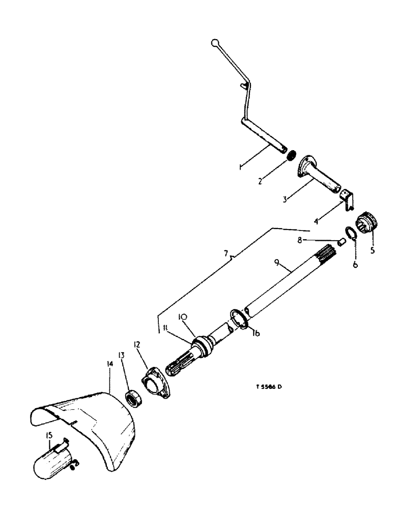 Схема запчастей Case IH 384 - (07-14) - DRIVE TRAIN, REAR PTO, CONSTANT RUNNING PTO (04) - Drive Train