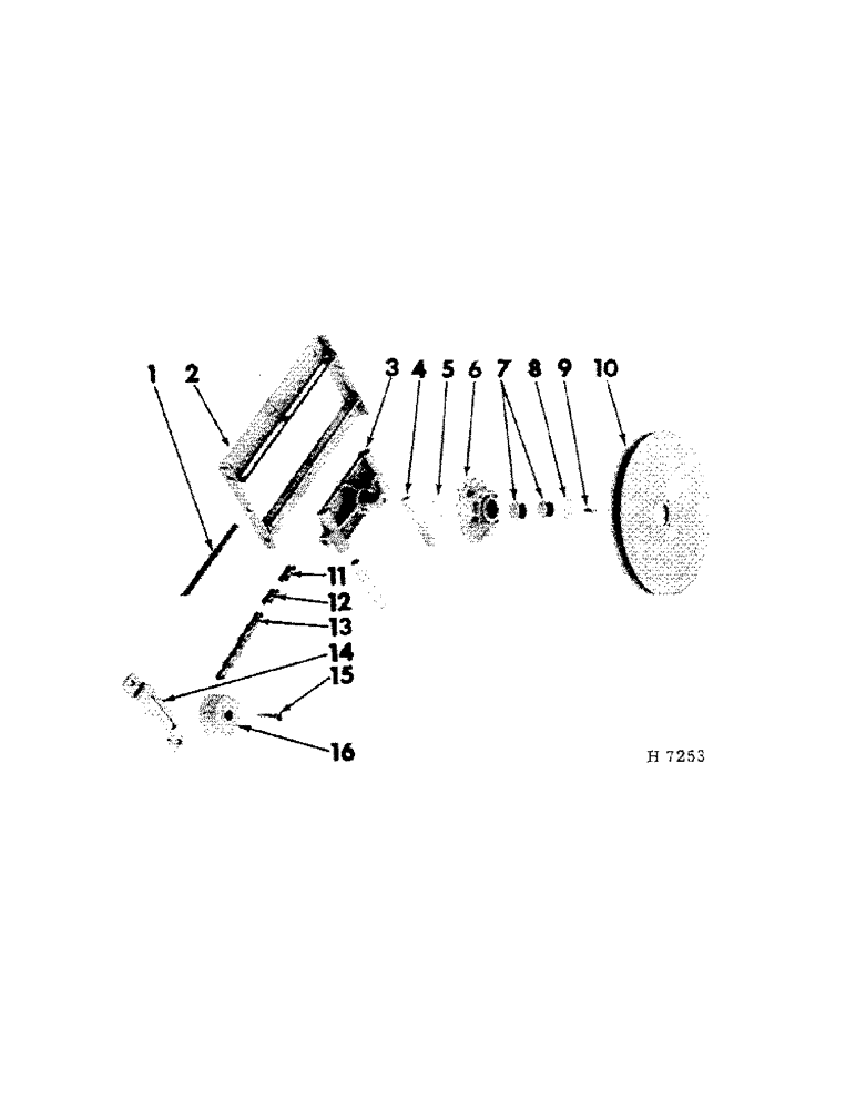 Схема запчастей Case IH 103 - (F-07[A]) - JACKSHAFT 