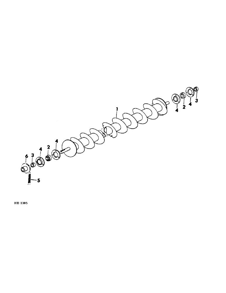 Схема запчастей Case IH 1290 - (24) - PLATFORM FRONT AUGER 