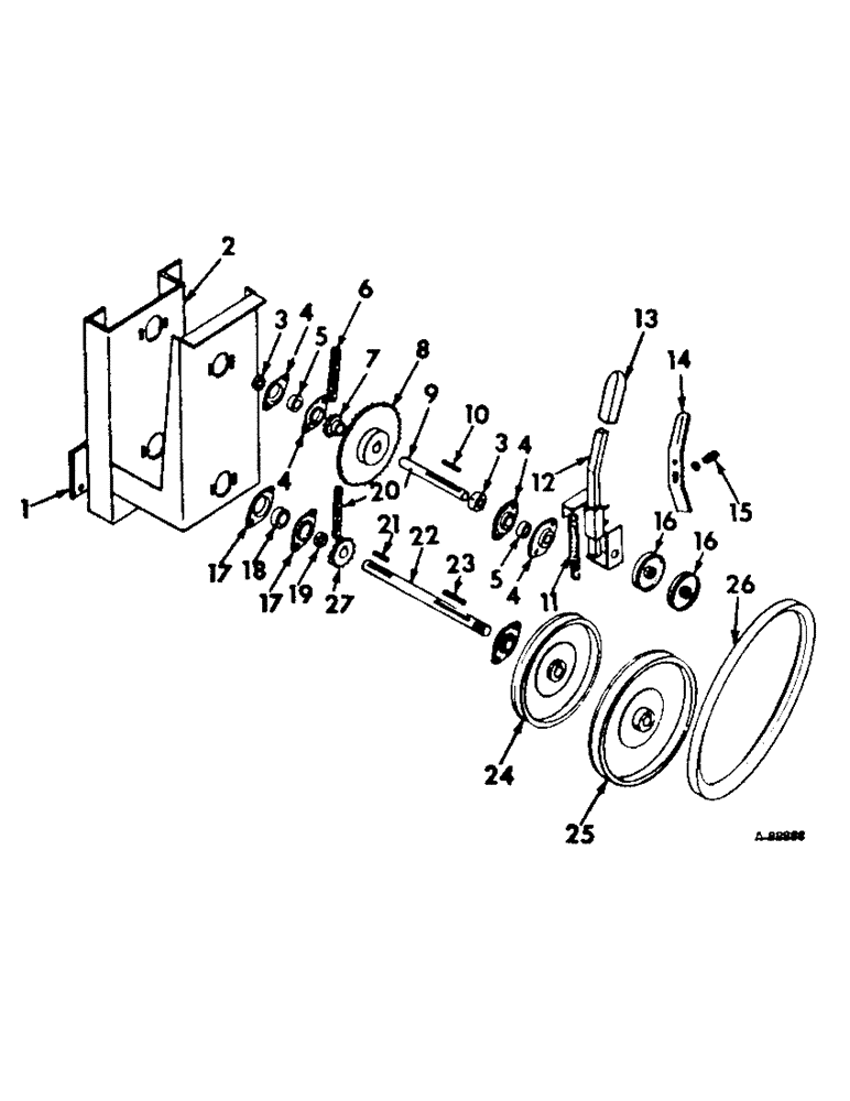 Схема запчастей Case IH 1050 - (B-12) - AUGER FEED DRIVE UNIT, BOTTOM 