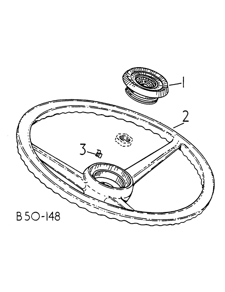 Схема запчастей Case IH 684 - (10-008) - STEERING WHEEL (07) - HYDRAULICS