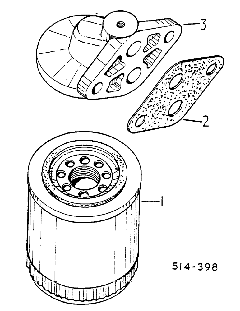 Схема запчастей Case IH HYDRO 84 - (12-115) - LUB. OIL FILTER Power