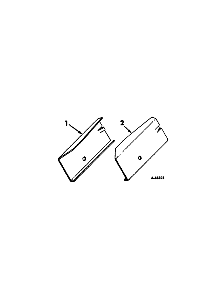 Схема запчастей Case IH 66-SERIES - (U-48[A]) - CHAIN SHIELD ATTACHMENT, FOR 2-ROW PLANTERS 