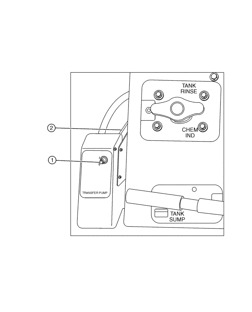 Схема запчастей Case IH SPX4410 - (12-002) - ELECTRIC TRANSFER PUMP GROUP "SERIAL # 20003 AND LATER" (06) - ELECTRICAL