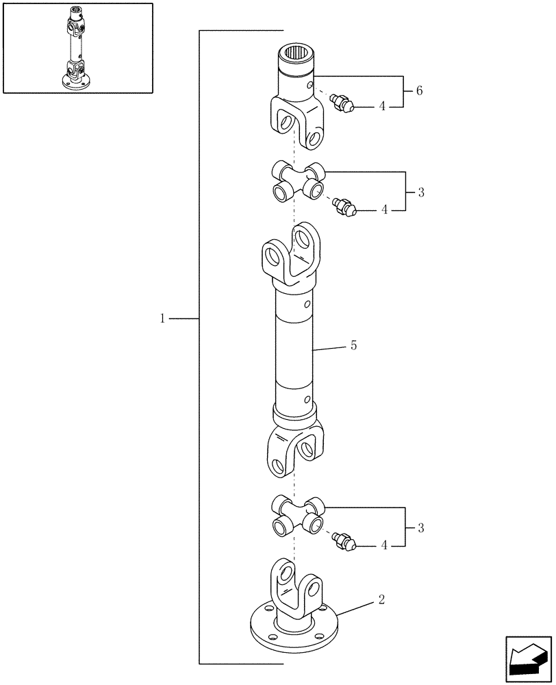 Схема запчастей Case IH DCX161 - (14.03) - DRIVE SHAFT, CUTTERBAR (14) - CROP CUTTING