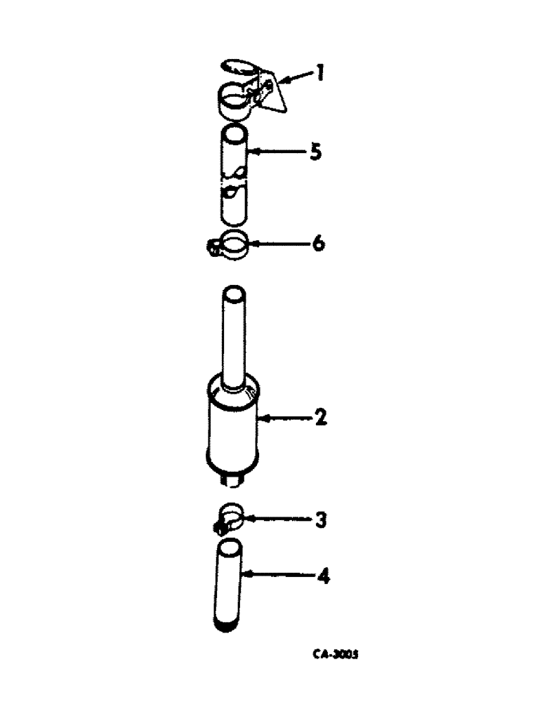 Схема запчастей Case IH 656 - (D-2) - DIESEL ENGINE, VERTICAL EXHAUST SYSTEM (01) - ENGINE