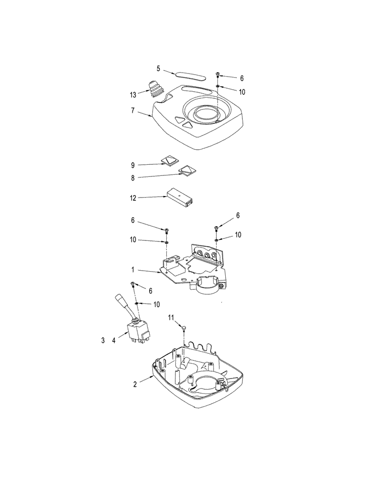 Схема запчастей Case IH STX425 - (05-08) - TRANSMISSION CONTROL ASSEMBLY, WITH MANUAL SHIFT TRANSMISSION (05) - STEERING