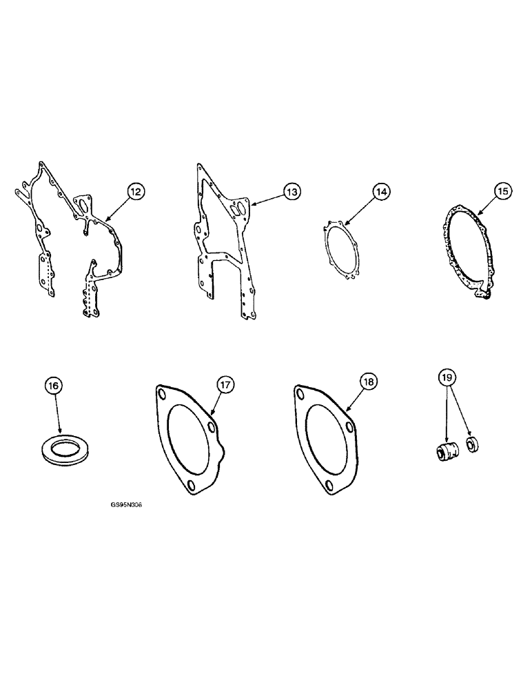 Схема запчастей Case IH D-312 - (9A-18) - SERVICE KITS 