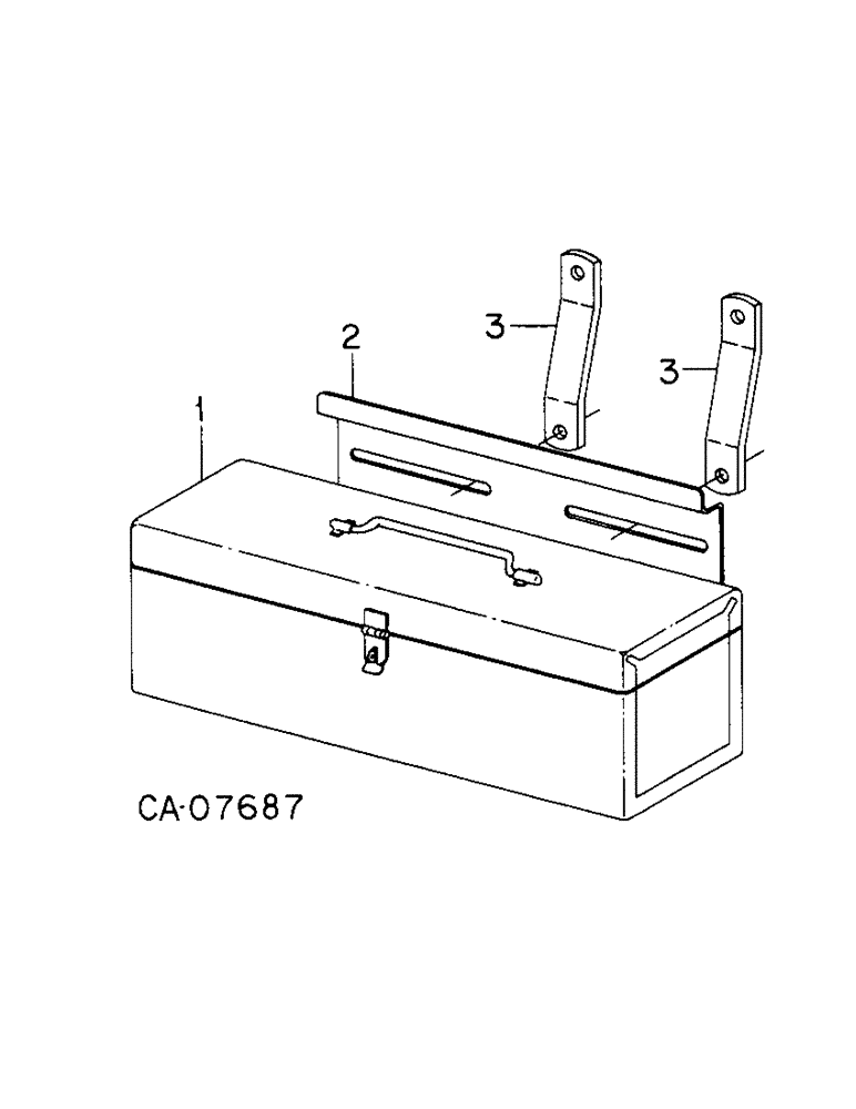 Схема запчастей Case IH 6788 - (02-02[A]) - MISCELLANEOUS, TOOL BOX Accessories & Attachments / Miscellaneous