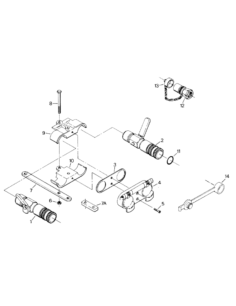 Схема запчастей Case IH SM-325 - (08-23) - HYDRAULIC COUPLER ASSEMBLY (07) - HYDRAULICS