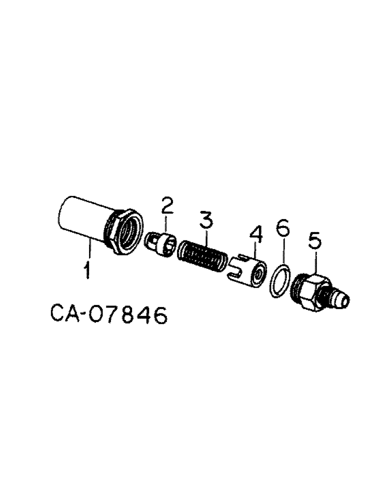 Схема запчастей Case IH 5488 - (10-42[A]) - HYDRAULICS, POWER STEERING MAKE-UP CHECK VALVE (07) - HYDRAULICS