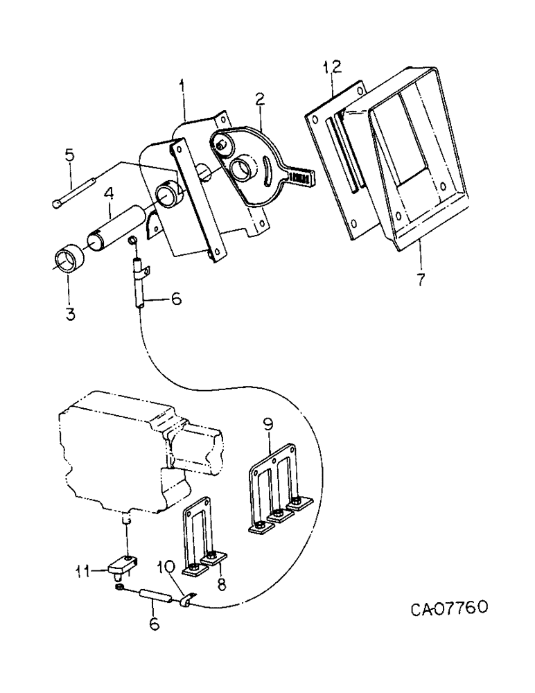 Схема запчастей Case IH 6788 - (10-28) - HYDRAULICS, AUXILIARY VALVE FLOW CONTROL (07) - HYDRAULICS