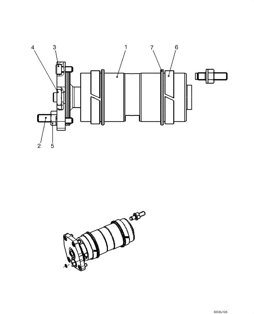 Схема запчастей Case IH 435 - (06-41) - CONTROL, HYDRAULIC (06) - POWER TRAIN