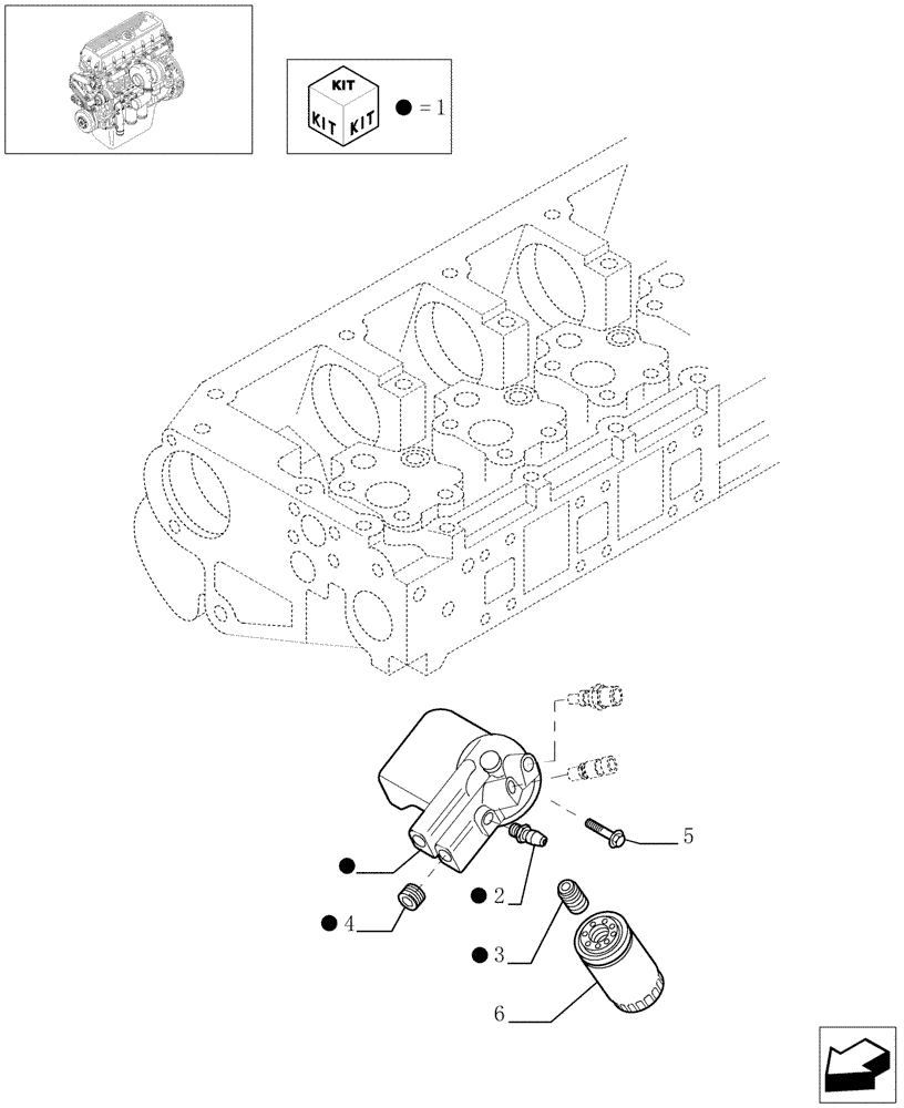 Схема запчастей Case IH STX380 - (03-06) - FUEL FILTER & RELATED PARTS, STX & STEIGER 380 / 430 (03) - FUEL SYSTEM