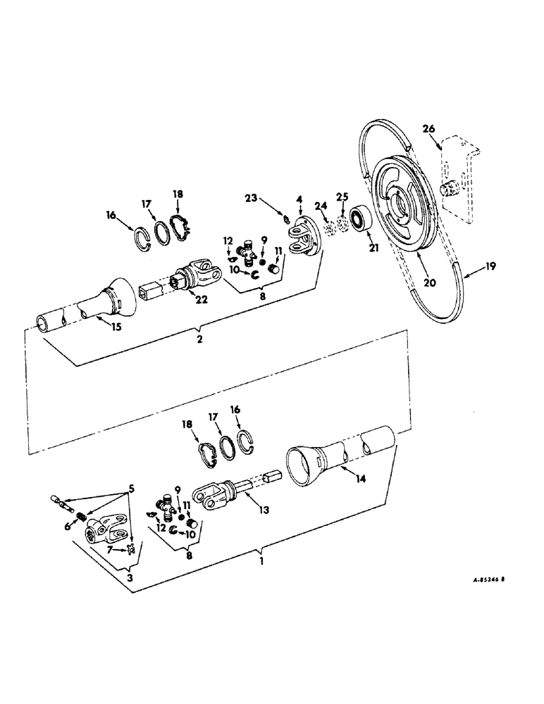 Схема запчастей Case IH 230 - (J-09) - MOWER DRIVE AND RELATED PARTS 