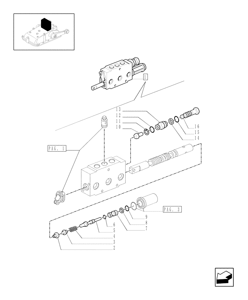 Схема запчастей Case IH JX1095N - (1.82.7/02B[02]) - DOUBLE-ACTING EXTERNAL CONTROL VALVE WITH FLOAT AND AUTOMATIC CUTOUT - BREAKDOWN - C5484 (07) - HYDRAULIC SYSTEM