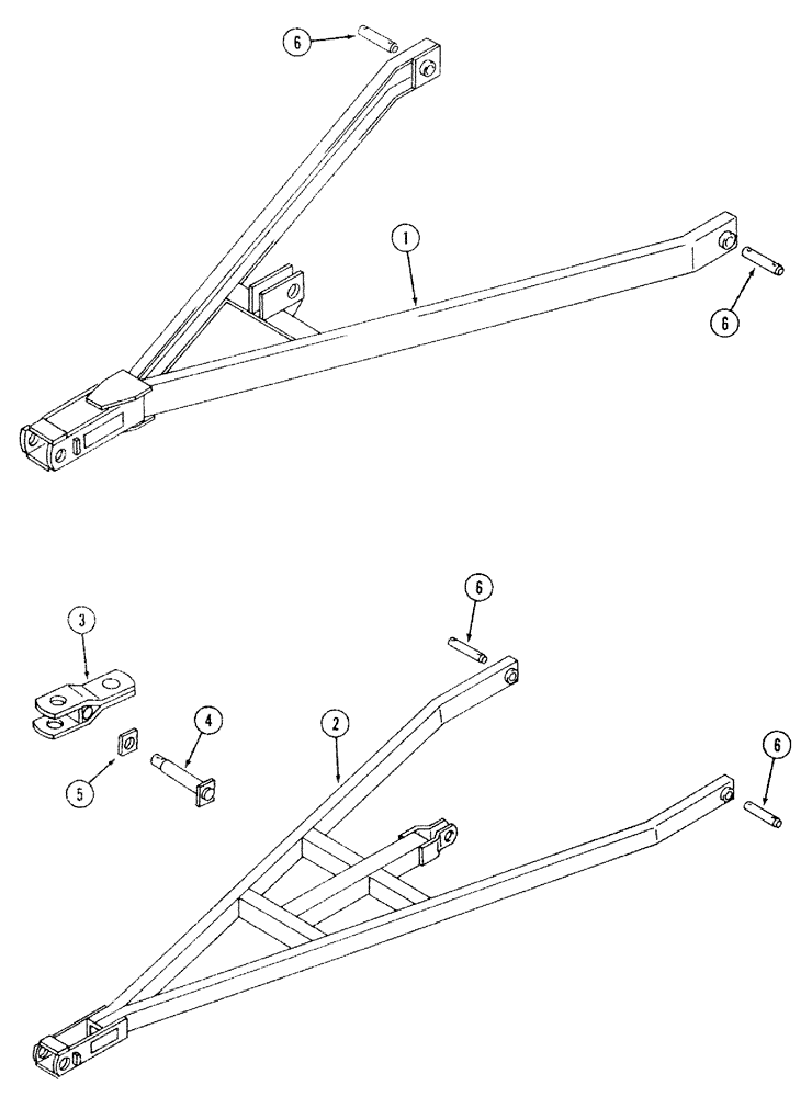 Схема запчастей Case IH 568 - (9-05) - HITCH (09) - CHASSIS/ATTACHMENTS