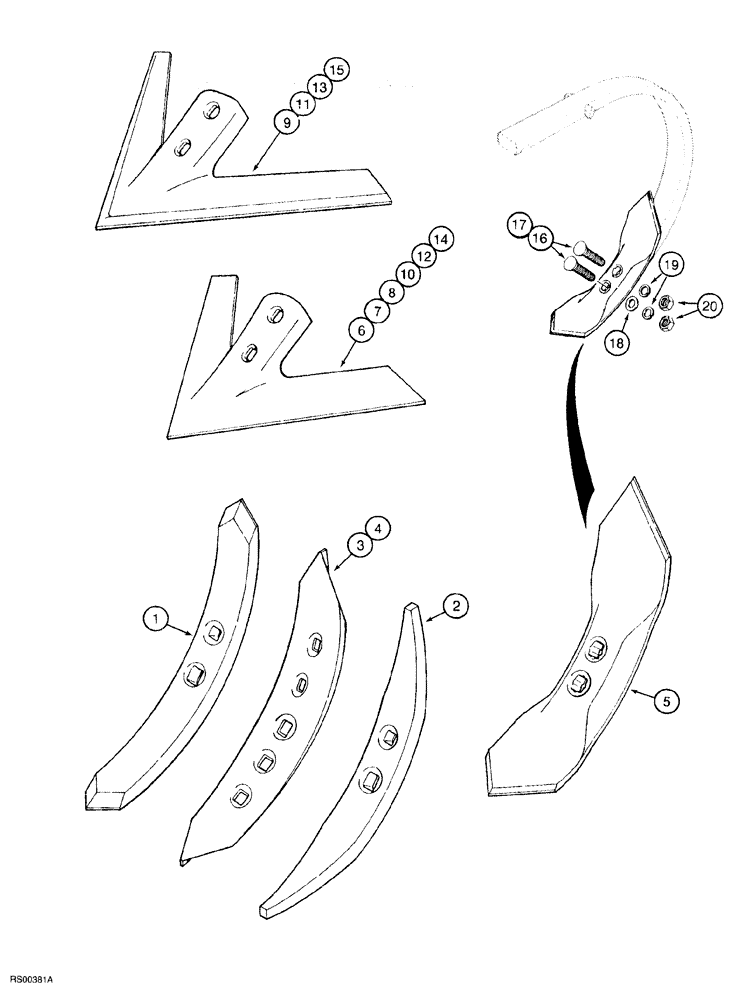 Схема запчастей Case IH 5600 - (9-190) - GROUND WORKING TOOLS (18) - MISCELLANEOUS