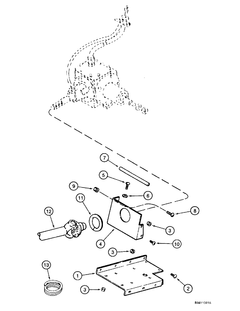 Схема запчастей Case IH 2188 - (9A-18) - FEEDER, FEEDER DRIVE AND FAN GEAR MOUNTING (13) - FEEDER