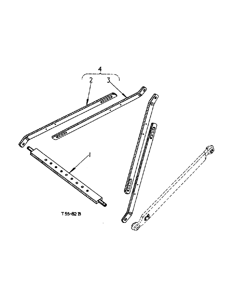 Схема запчастей Case IH 276 - (6-02) - THREE POINT LINKAGE DRAWBAR ATTACHMENT (09) - CHASSIS