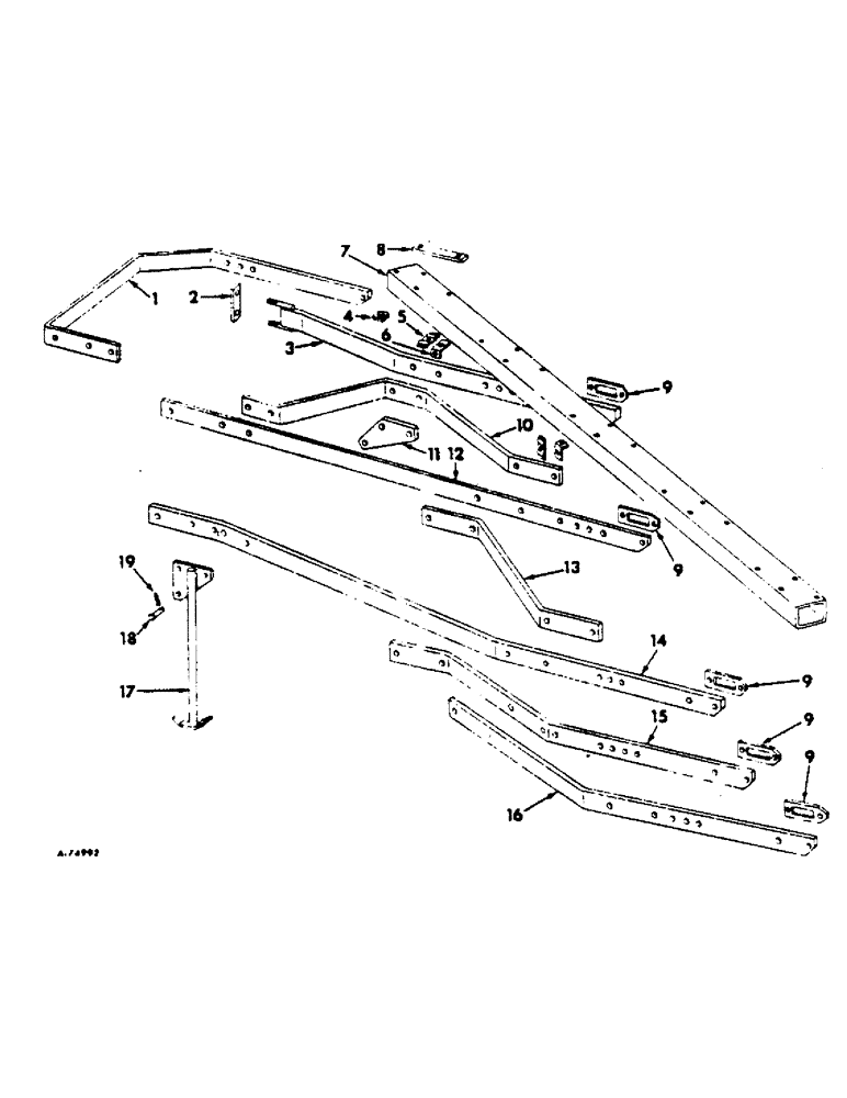 Схема запчастей Case IH 560 - (AB-02) - MAIN FRAME 