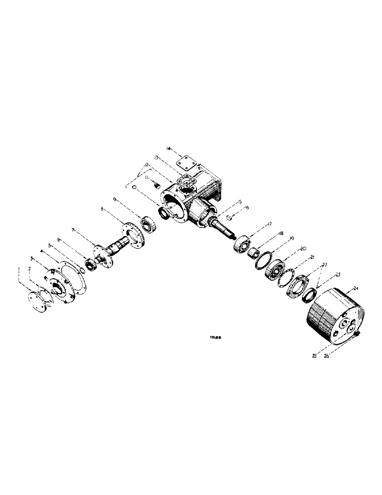 Схема запчастей Case IH 434 - (6-023) - BELT PULLEY - ATTACHMENTS (06) - POWER TRAIN