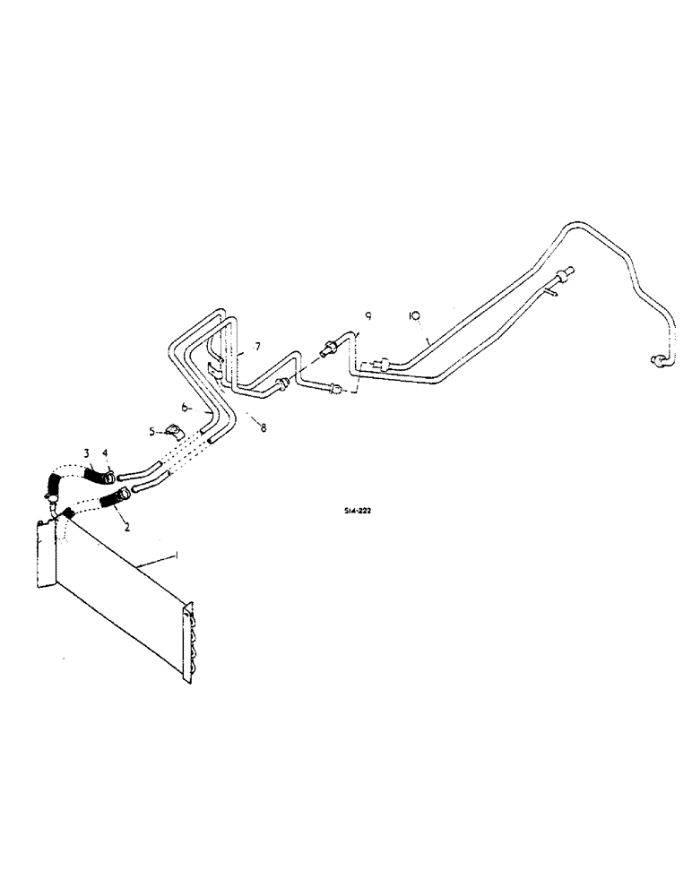 Схема запчастей Case IH 2500 - (06-02) - OIL COOLER, SYNCHROMESH DRIVE TRACTOR Cooling