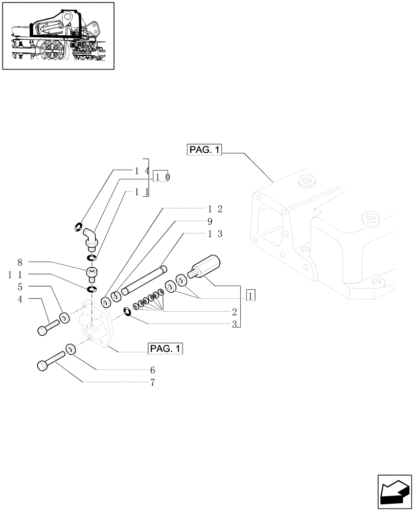 Схема запчастей Case IH JX1070U - (1.82.0/02[02]) - (VAR.250) ELECTRONIC LIFTING - CYLINDER PRESSURE LIMITING VALVE (07) - HYDRAULIC SYSTEM