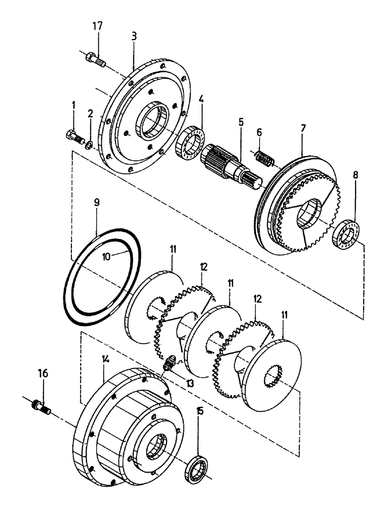 Схема запчастей Case IH 7700 - (A04-20) - FAIL SAFE BRAKE, 7700 Mainframe & Functioning Components