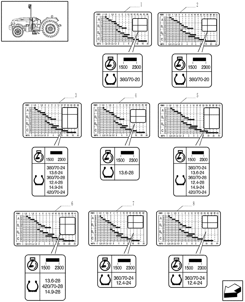 Схема запчастей Case IH JX1070N - (1.98.0[05]) - DECALS (13) - DECALS