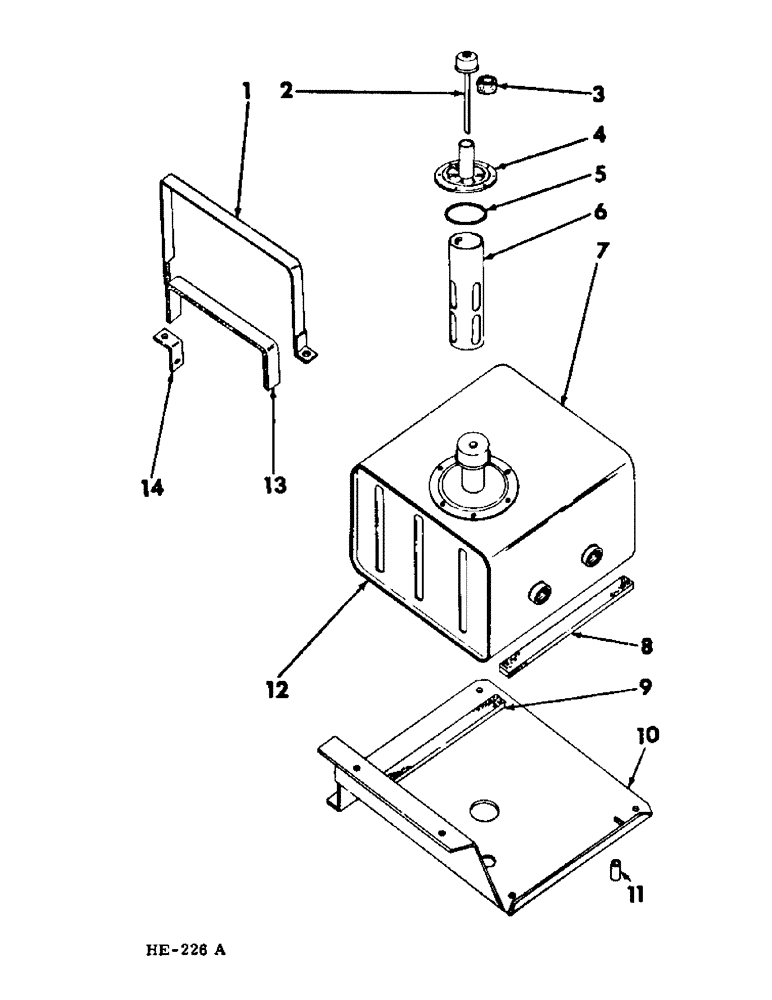 Схема запчастей Case IH 375 - (F-13) - HYDRAULIC SYSTEM, HYDRAULIC OIL RESERVOIR AND MOUNTING (07) - HYDRAULIC SYSTEM