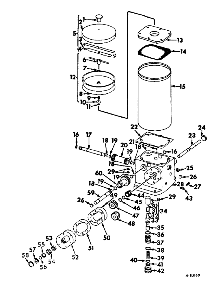 Схема запчастей Case IH 430 - (E-82) - AUTOMATIC LUBRICATION ATTACHMENT, PUMP AND TIMER 