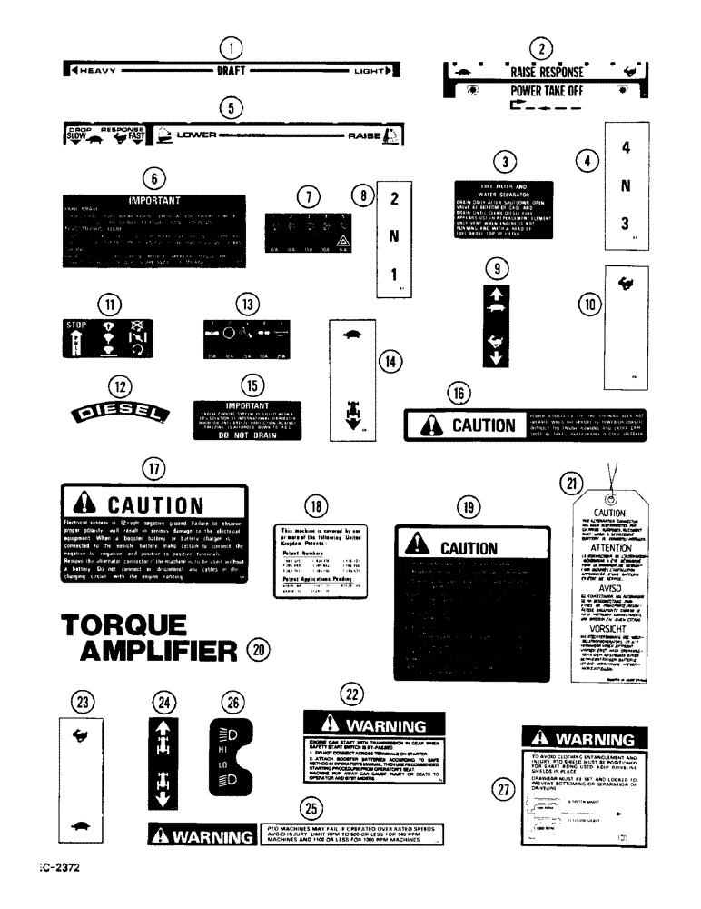 Схема запчастей Case IH 248 - (9-754) - PRODUCT GRAPHICS (09) - CHASSIS