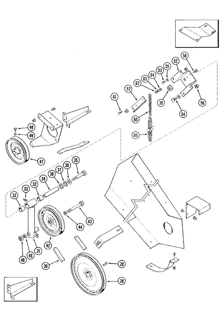 Схема запчастей Case IH 1010 - (09A-23) - HYDRAULIC REEL DRIVE ATTACHMENT - 1440E, 1460E AND 1480E COMBINE (09) - CHASSIS/ATTACHMENTS