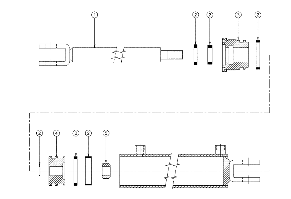 Схема запчастей Case IH PATRIOT 150 - (07-002) - HYDRAULIC CYLINDER-BOOM HEIGHT Cylinders