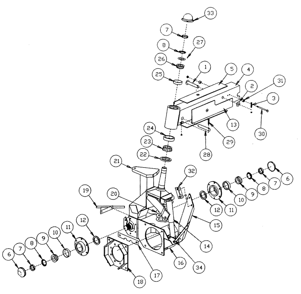 Схема запчастей Case IH PATRIOT 150 - (04-005) - STRUT ASSEMBLY - FRONT Suspension & Frame