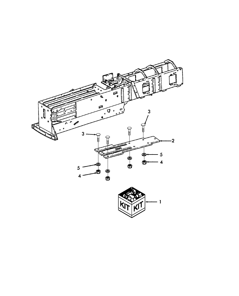 Схема запчастей Case IH SBX550 - (043) - CHAMBER BOTTOM KIT (88) - ACCESSORIES