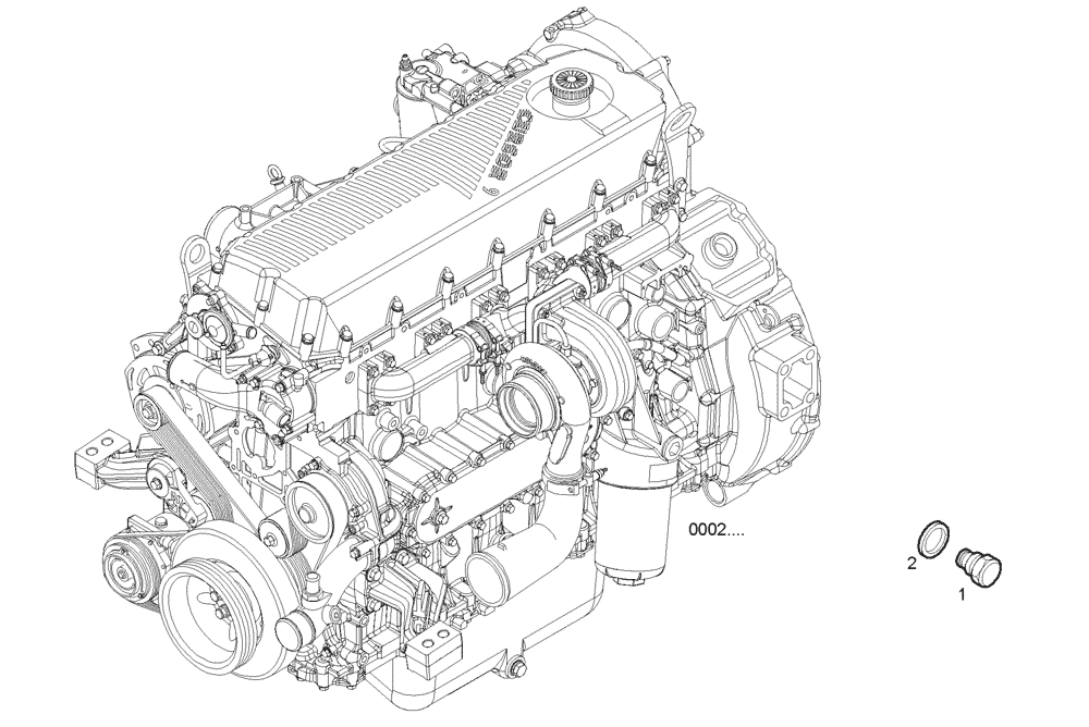 Схема запчастей Case IH F2CE9684L E005 - (1712.007) - SENSORS 